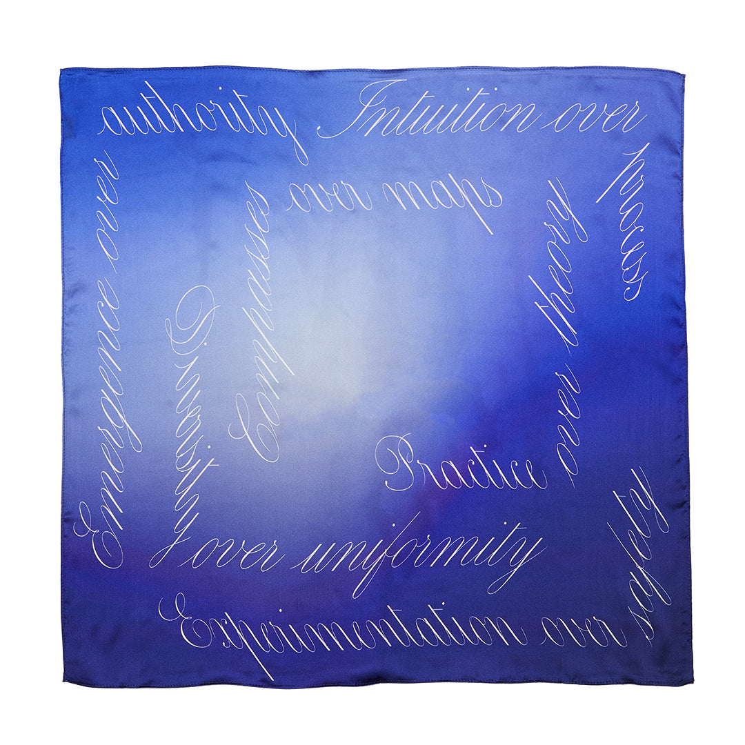 ST-04 Carta Nueva "Intuition" Silk Scarf